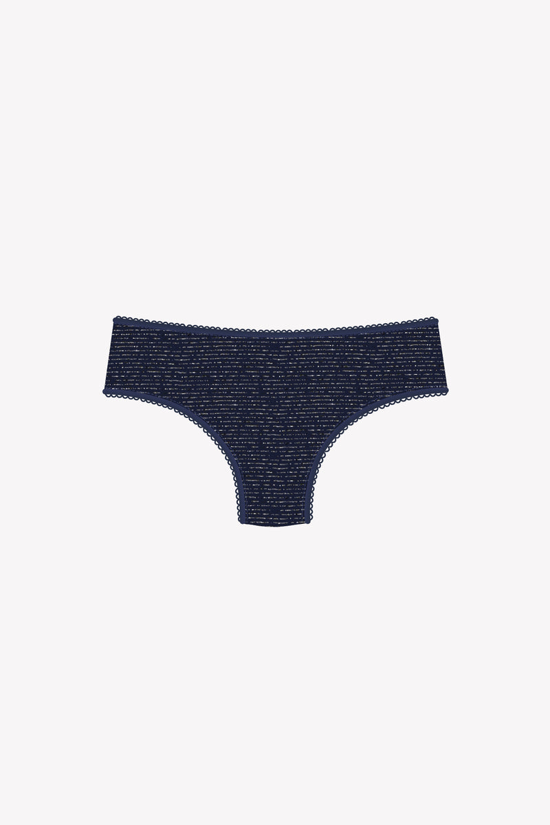 Slip Gaïa Blu Navy a Righe
