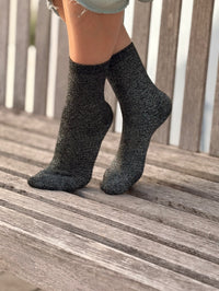 Chaussettes Pailletées Noir