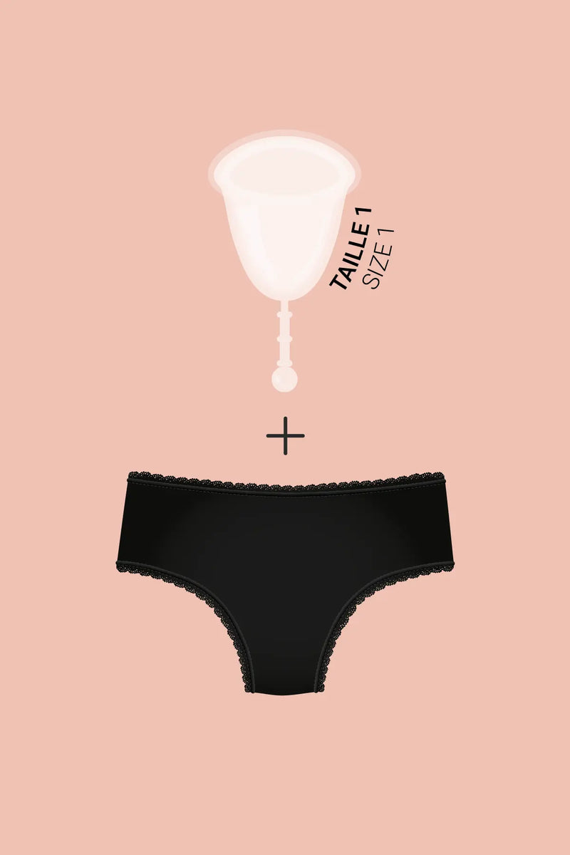 Duo Pack - Size 1 Cup & Callie Black Hiphugger