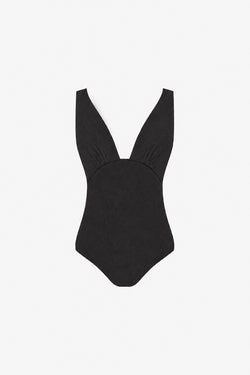 Maillot de Bain Swim Texturé Noir
