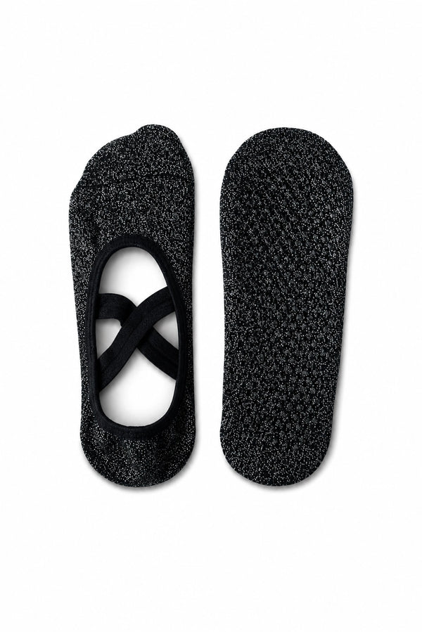 Chaussettes Pailletées Antidérapantes Noir