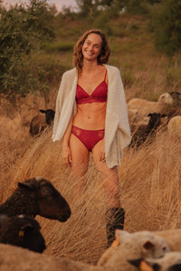 Slip Absolu Rhéa Fiori Bordeaux