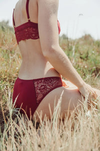Slip Absolu Rhéa Fiori Bordeaux