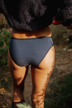 Slip Gaïa Blu Navy a Righe