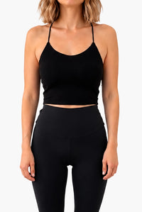 Le Bianca Bra Top Dos Signature Noir