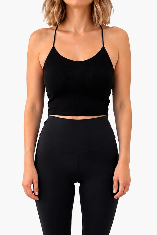 Le Bianca Bra Top Dos Signature Noir