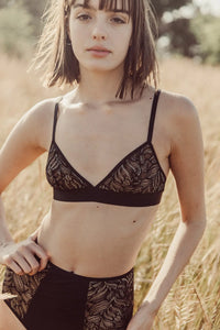 Reggiseno a triangolo Venise Nero