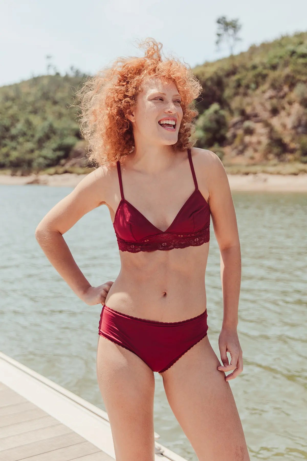 Shorty Callie Bordeaux