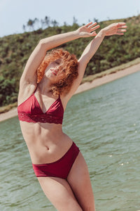 Shorty Callie Bordeaux